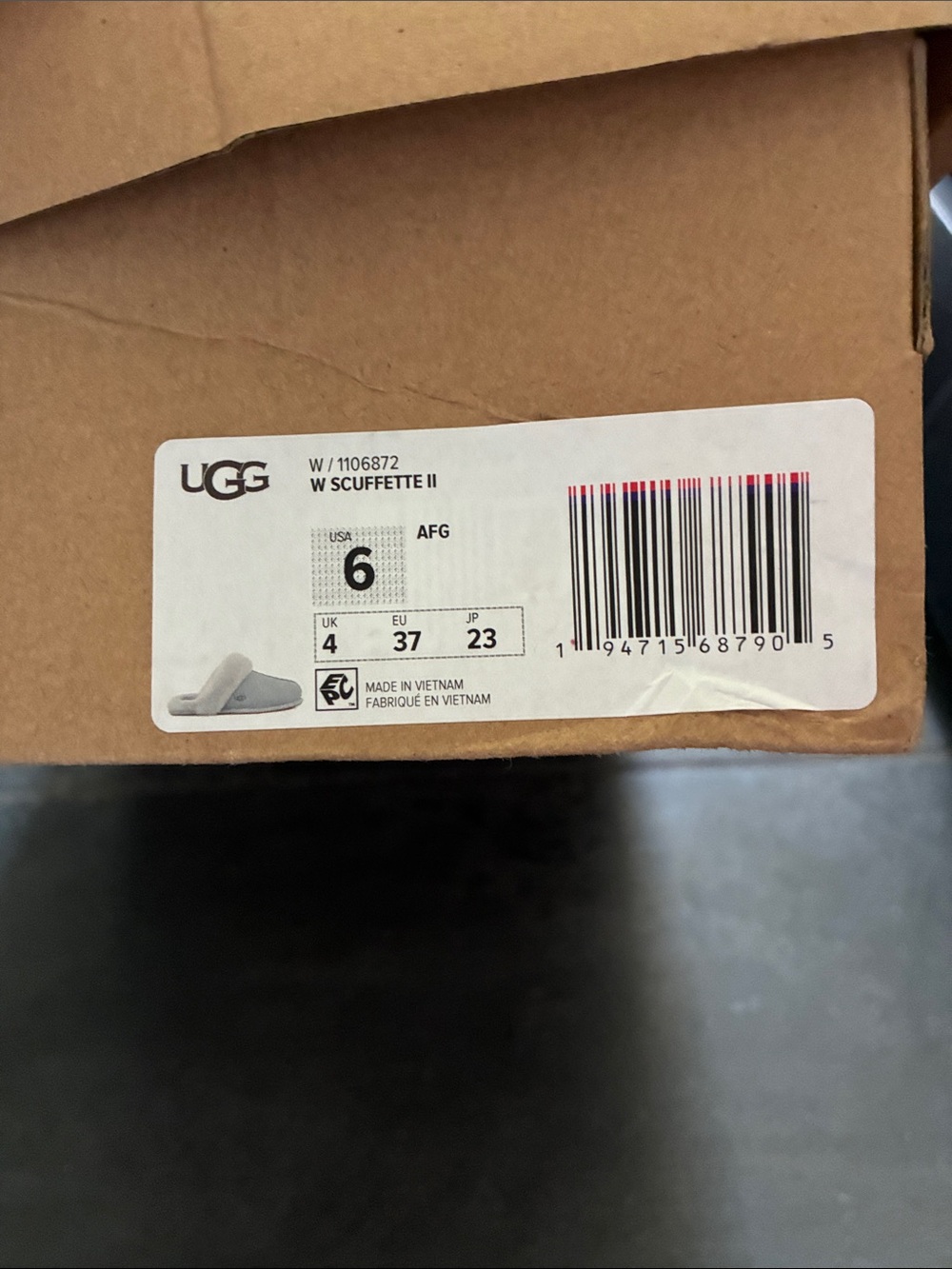 UGG Scuffette II Slippers - Light Gray